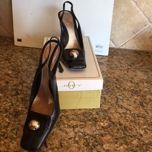 Nice black leather shoes